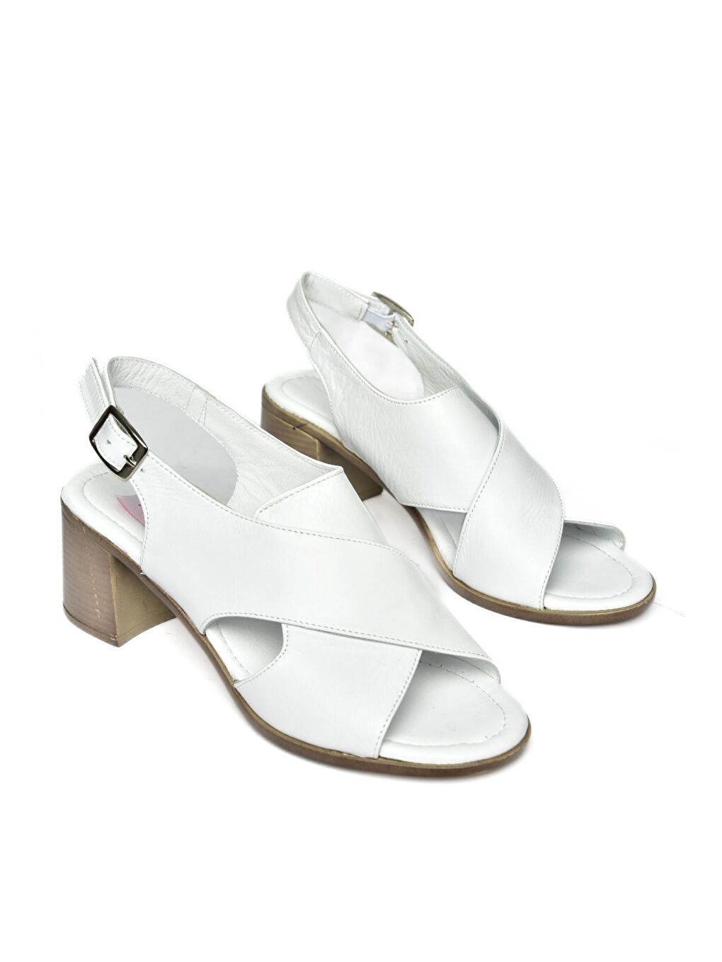 P5554505 Beyaz Kadın Sandalet-6