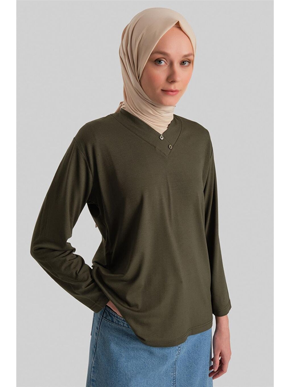 Penye 24Yd9029 Haki-3