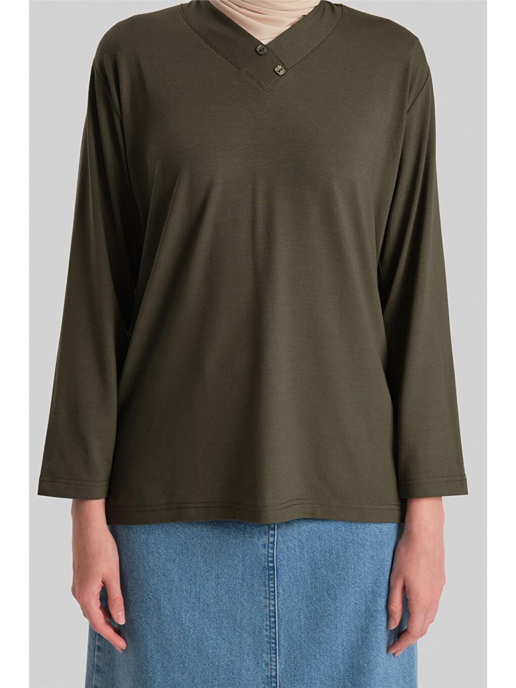 Penye 24Yd9029 Haki-4