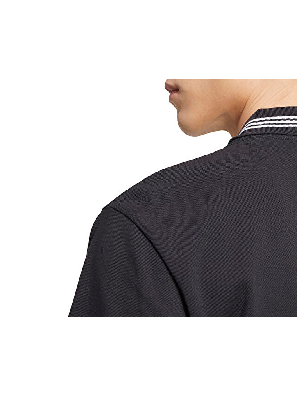 Loose Polo Erkek Günlük Tişört Jw5897 Siyah-4