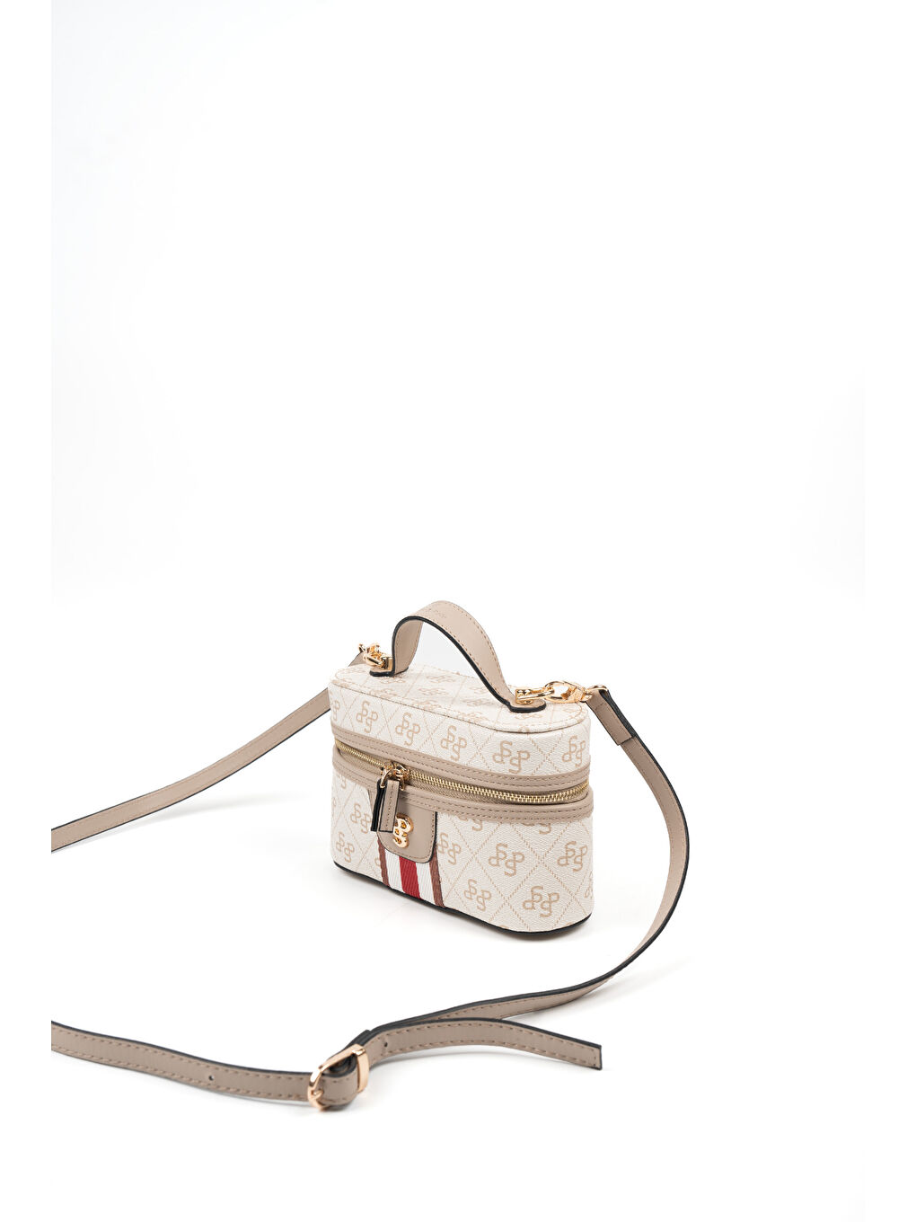 Bej Kadın Çapraz Çanta 1195-47042 SILVER POLO ÇAPRAZ BAYAN ÇANTASI M178 BEJ-MAT KUM (MPM)-5