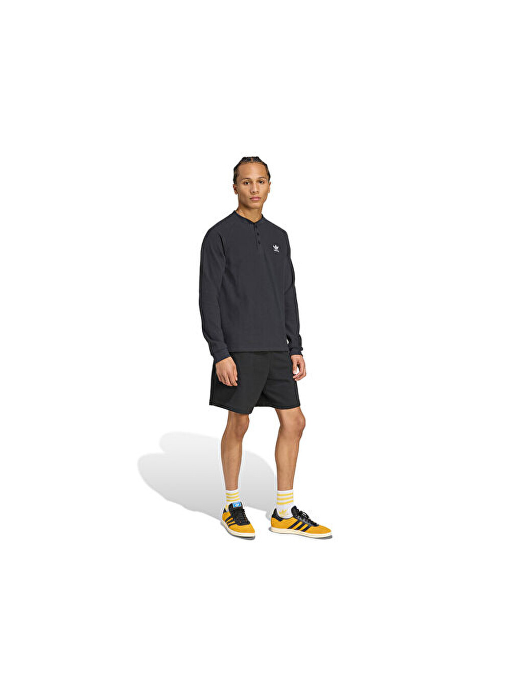 Essentials Ls Erkek Günlük Sweatshirts Jw1050 Siyah-5