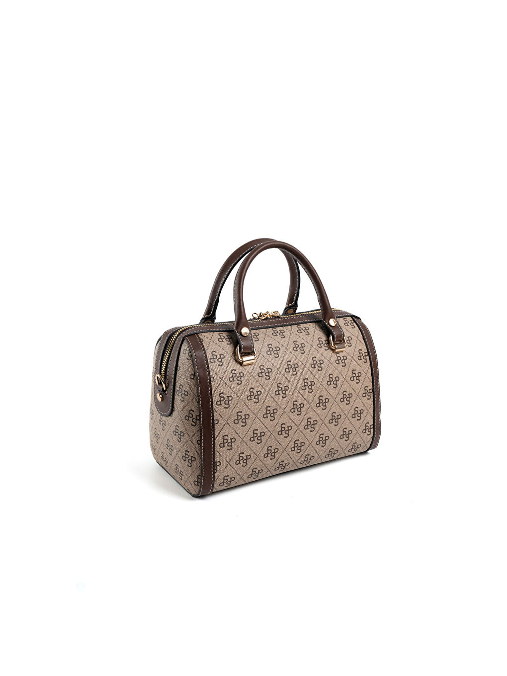 Bej Kadın Omuz Çantası 1091-47872 SILVER POLO BAYAN ÇANTASI M178 KOYU BEJ-MAT KAHVE-3