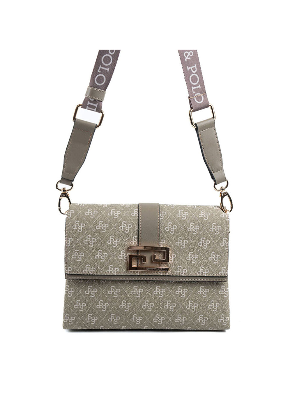 Yeşil Kadın Çapraz Çanta 1009-47967 SILVER POLO M178 Y.YEŞİL-MAT Y.YEŞİL