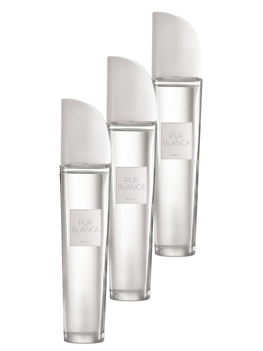 AVON Renksiz Pur Blanca Kadın Parfüm Edt 50 Ml. Üçlü Set