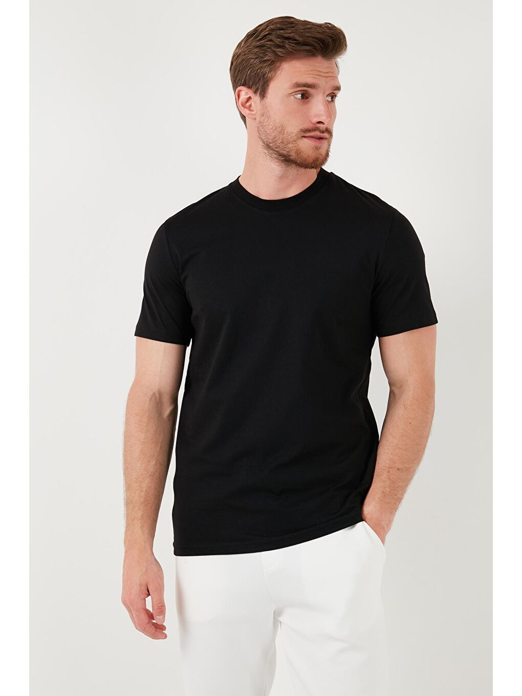 Buratti Siyah Pamuklu Regular Fit 2'li Basic T Shirt 59020202 - 1