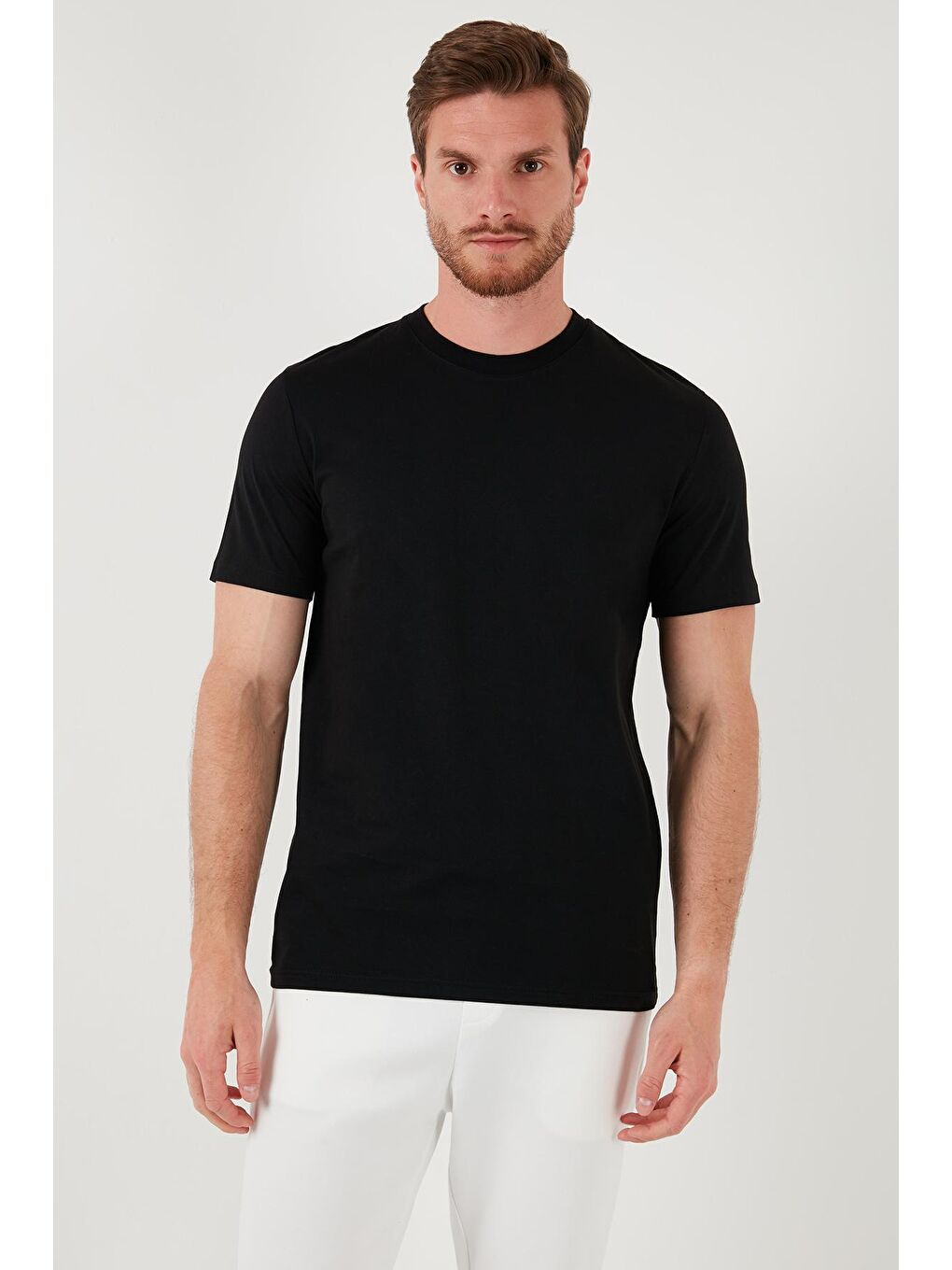 Buratti Siyah Pamuklu Regular Fit 2'li Basic T Shirt 59020202 - 2