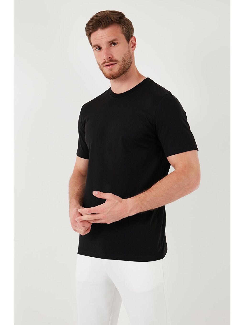 Buratti Siyah Pamuklu Regular Fit 2'li Basic T Shirt 59020202 - 2