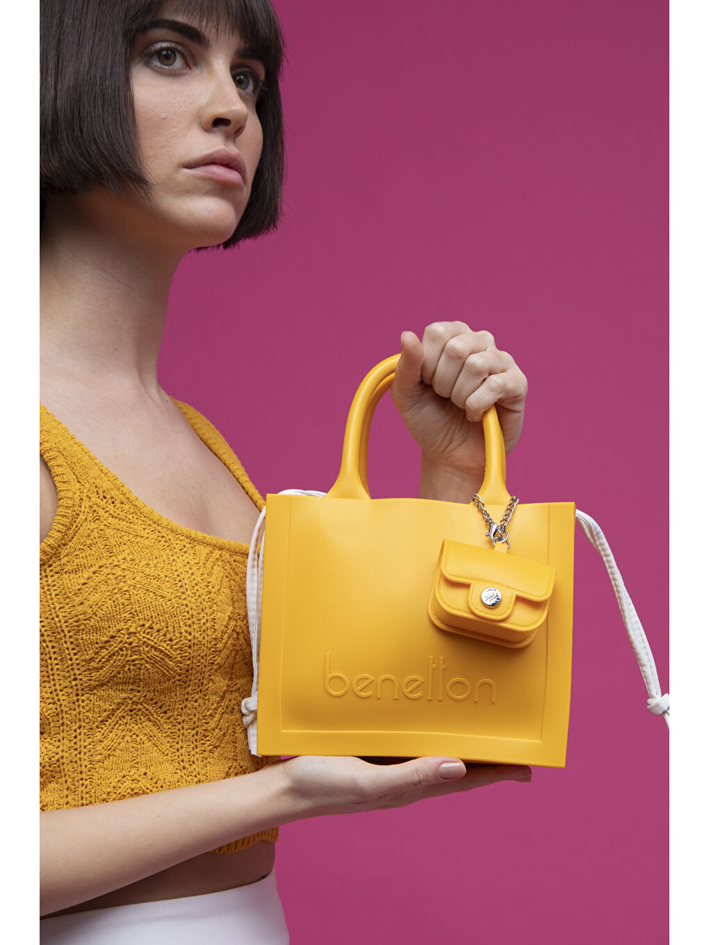 Sarı Kadin El Çantasi Sari BNT1450