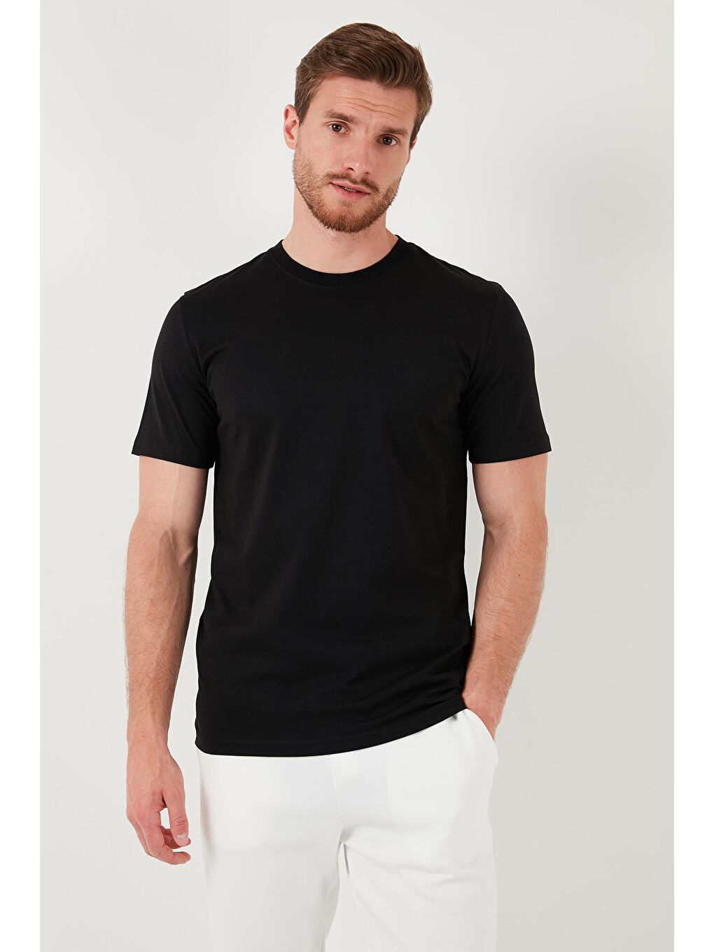 Buratti Siyah Pamuklu Regular Fit 2'li Basic T Shirt 59020202 - 4