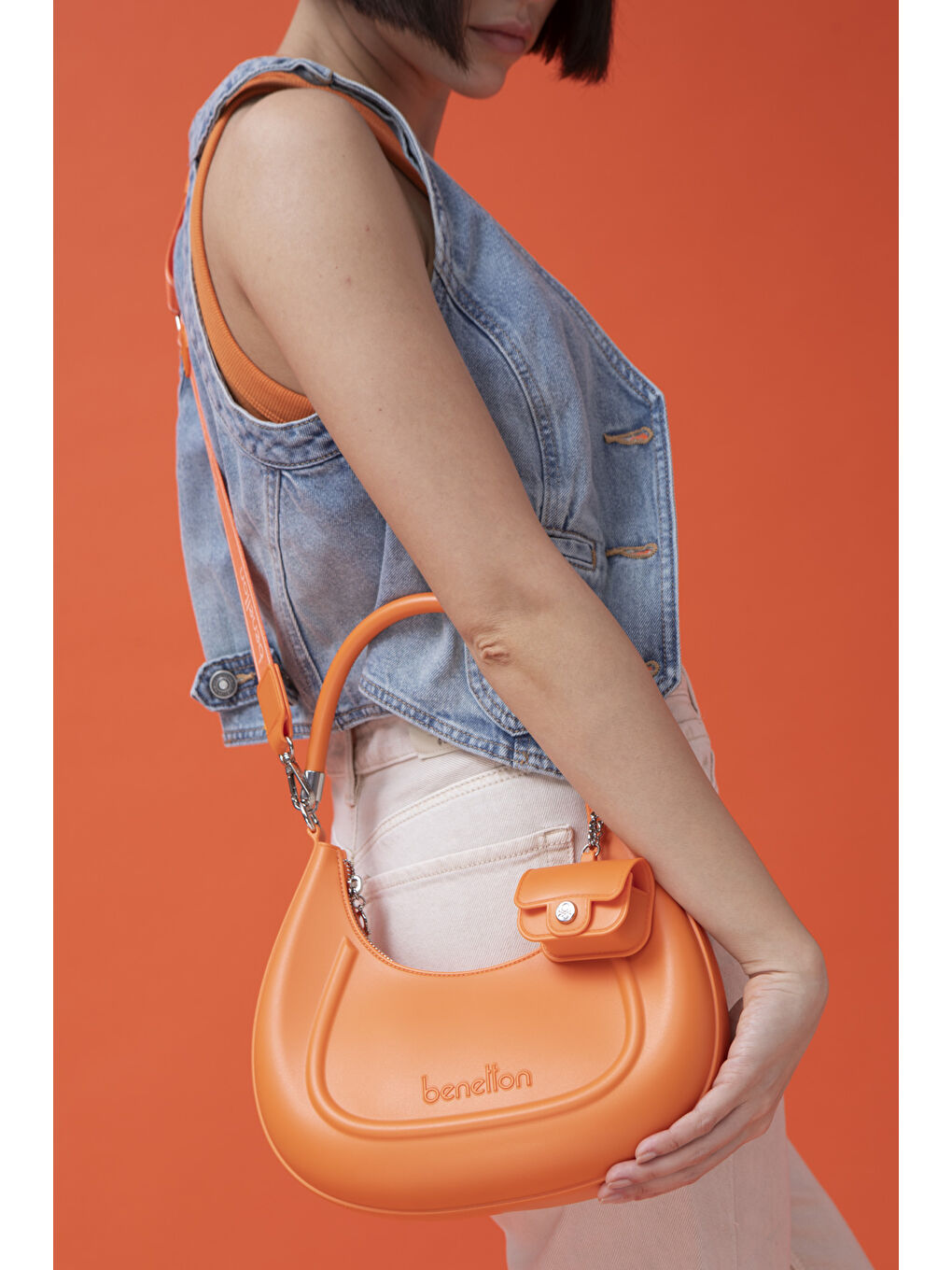 Kadin Kol Çantasi Turuncu BNT1451-1