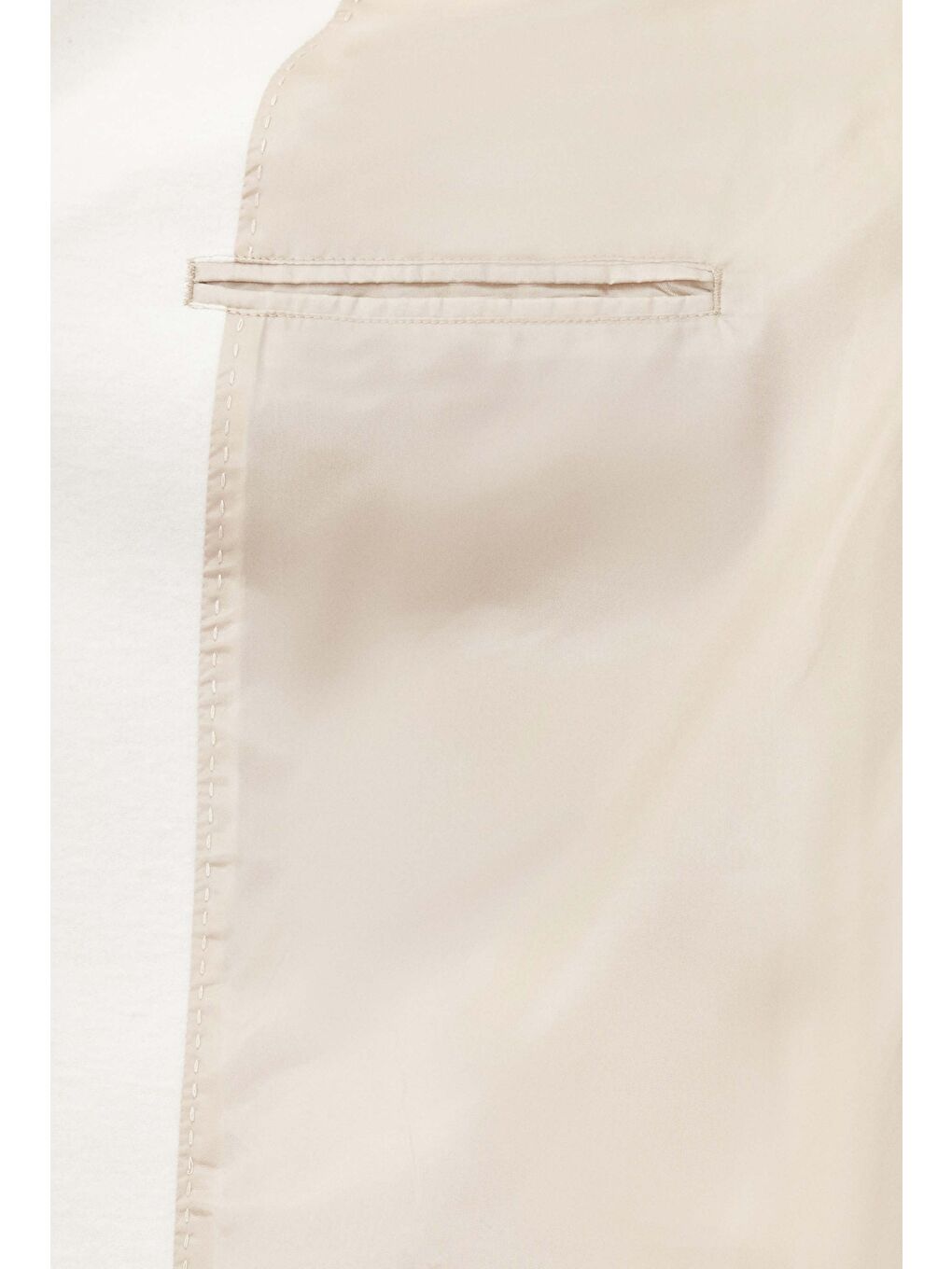 Regular Fit Ekru Hakim Yaka Kaşe Kaban-8