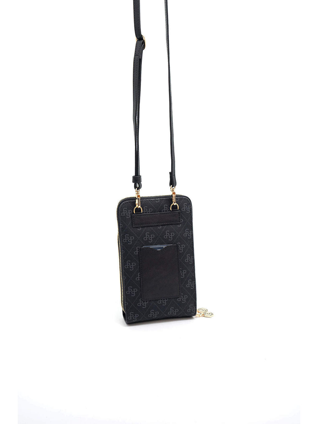 Siyah Kadın Portföy Çantası 1011-45696 SILVER POLO BAYAN PORTFÖY M178 SİYAH-MAT SİYAH-2