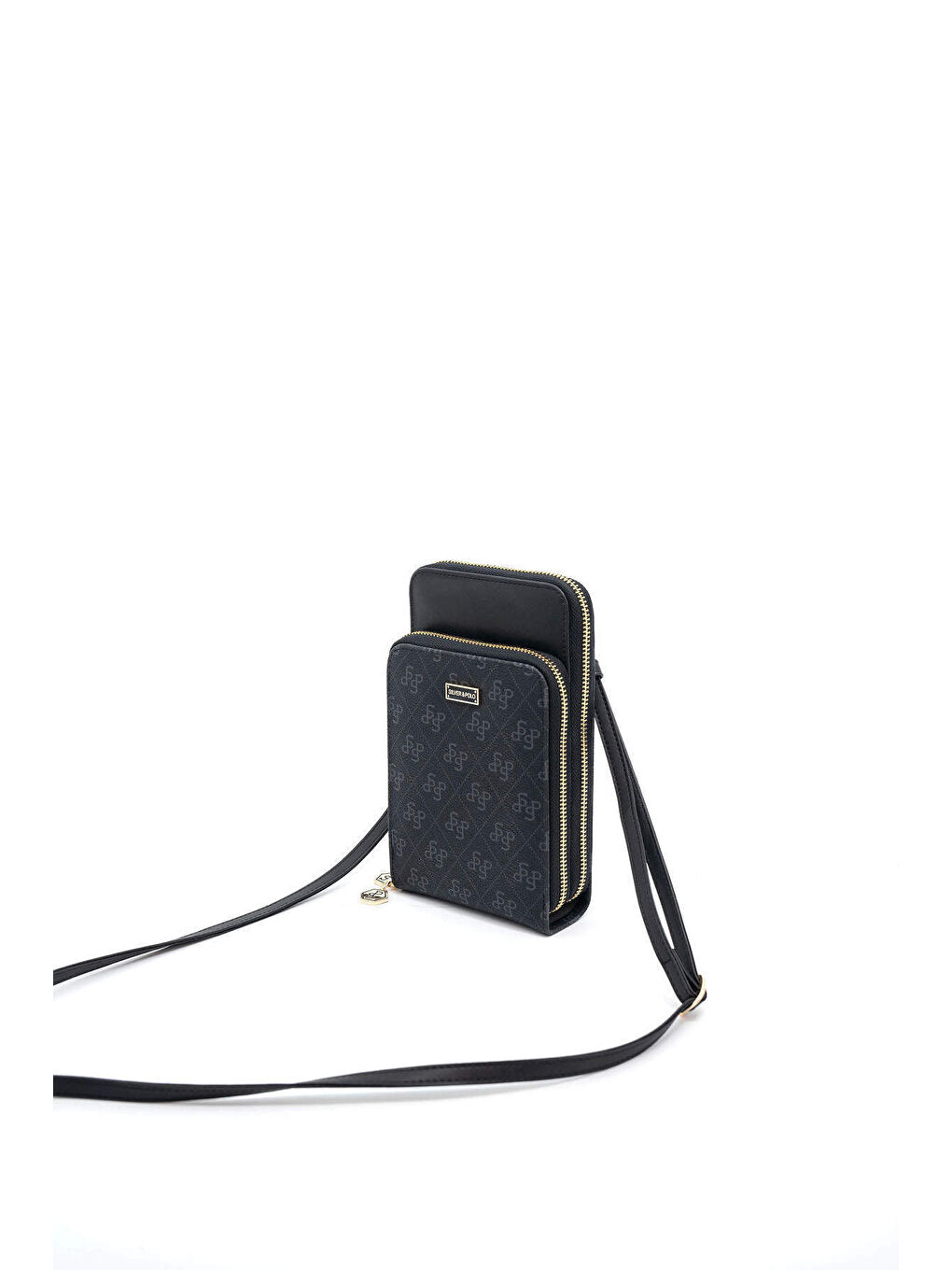 Siyah Kadın Portföy Çantası 1011-45696 SILVER POLO BAYAN PORTFÖY M178 SİYAH-MAT SİYAH-3