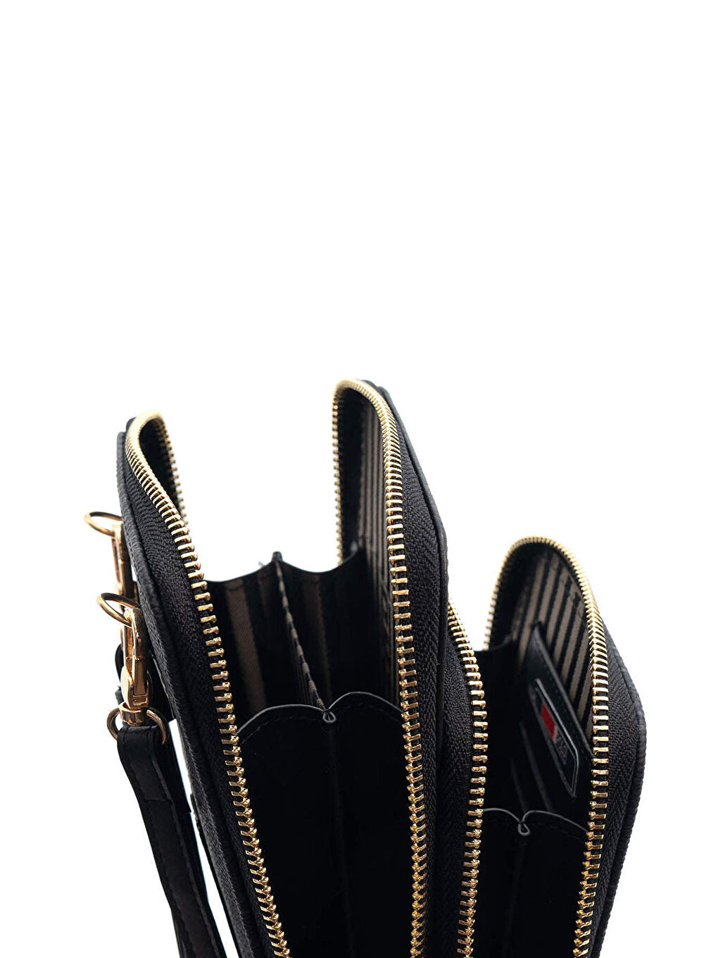 Siyah Kadın Portföy Çantası 1011-45696 SILVER POLO BAYAN PORTFÖY M178 SİYAH-MAT SİYAH-5