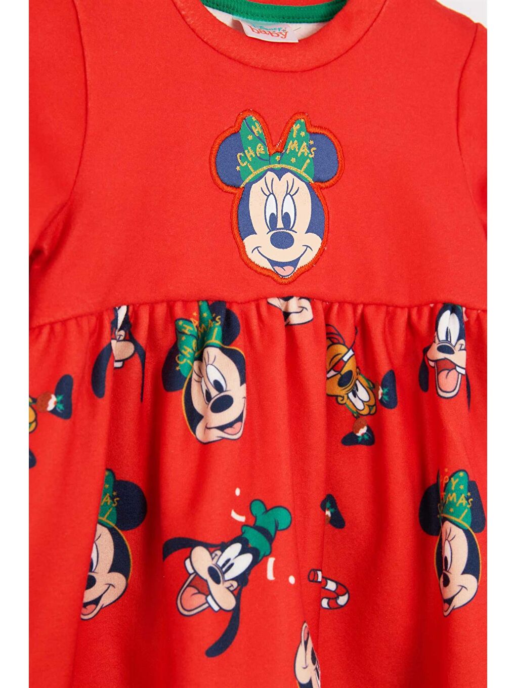 Supermino Kırmızı Minnie Mouse Lisanslı Kız Elbise 21200 - 2