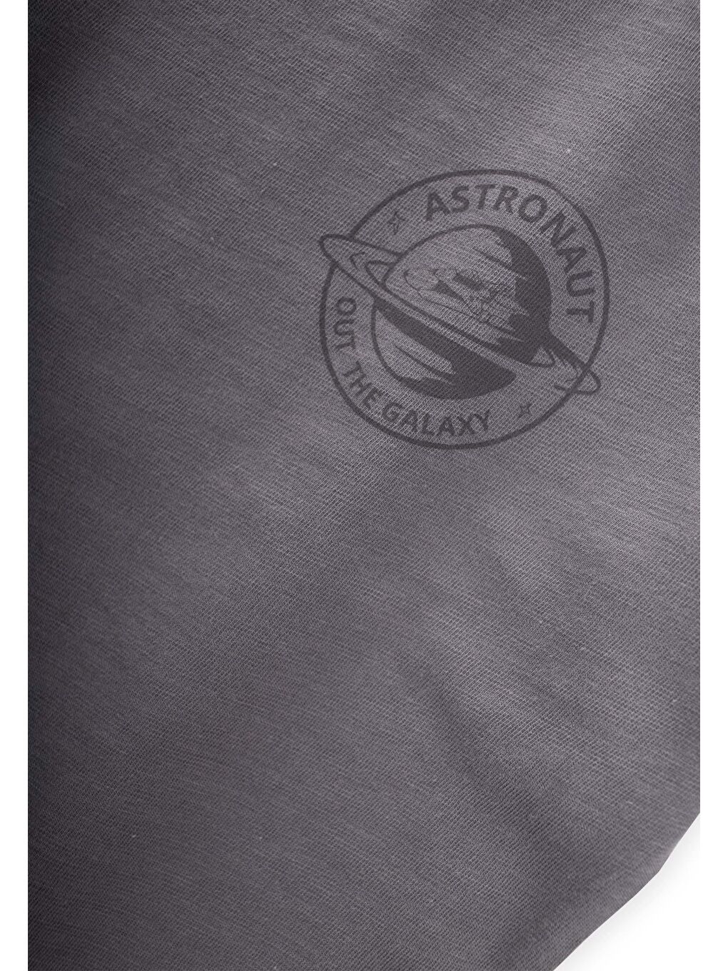 Gri Erkek Çocuk Baskılı Tişört-2