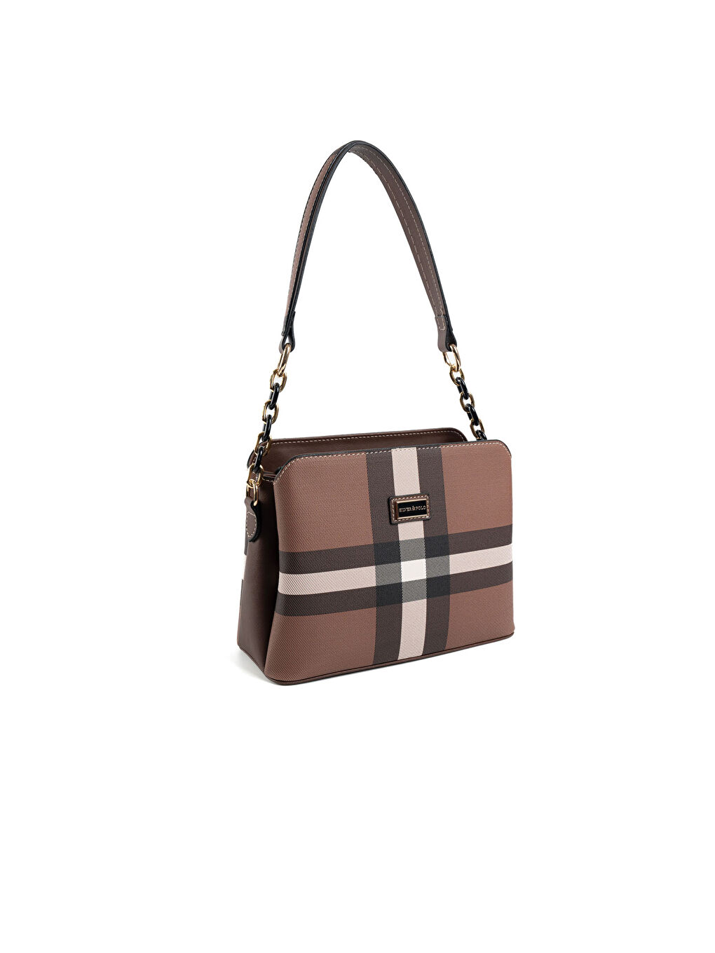 Kahverengi Kadın Omuz Çantası 937-47822 SILVER POLO ÇAPRAZ BAYAN ÇANTASI MK85 KOYU KAHVE-MAT KAHVE-1