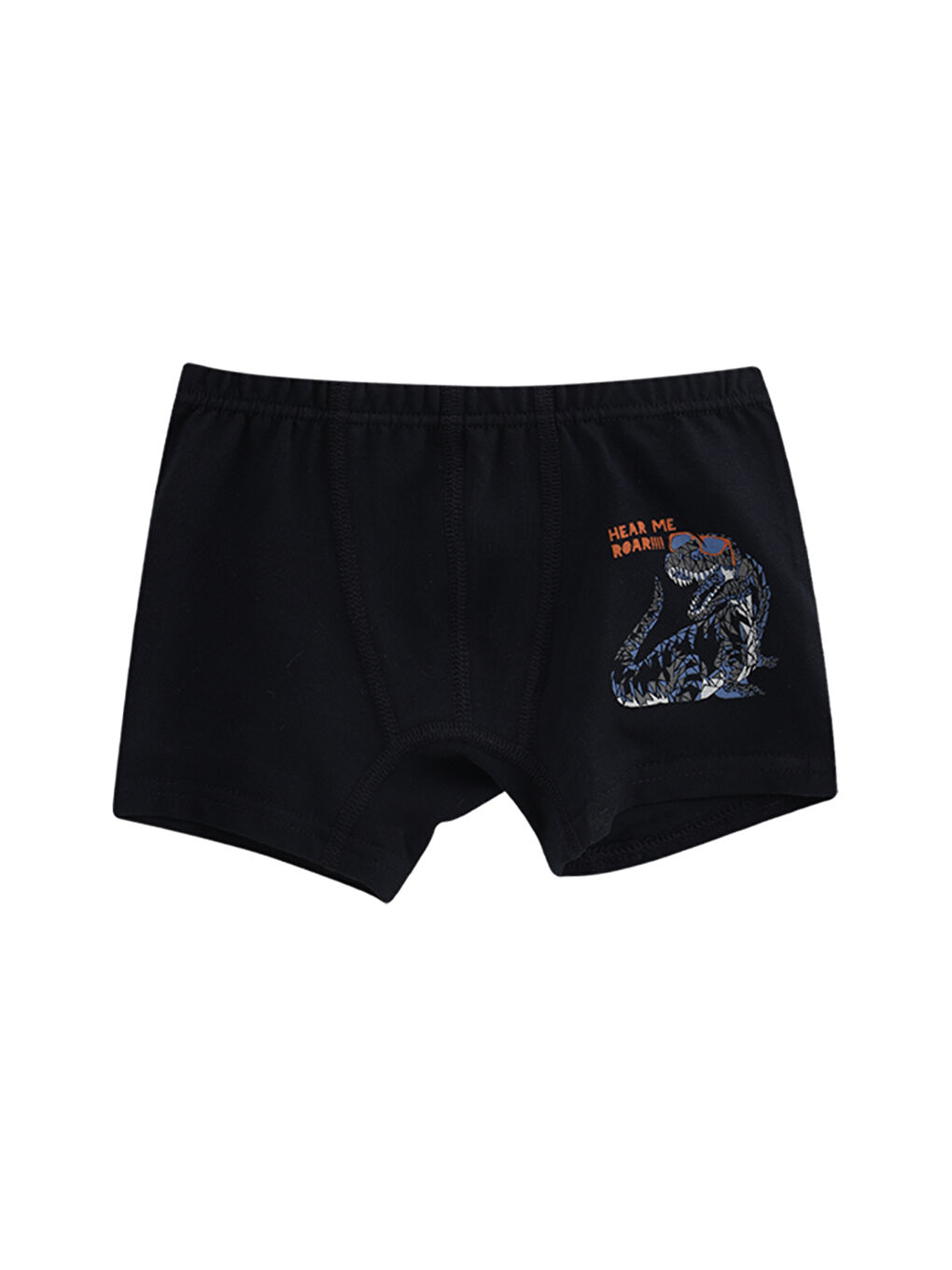 Erkek Çocuk Lacivert Pamuklu Boxer 5'Li Paket-1