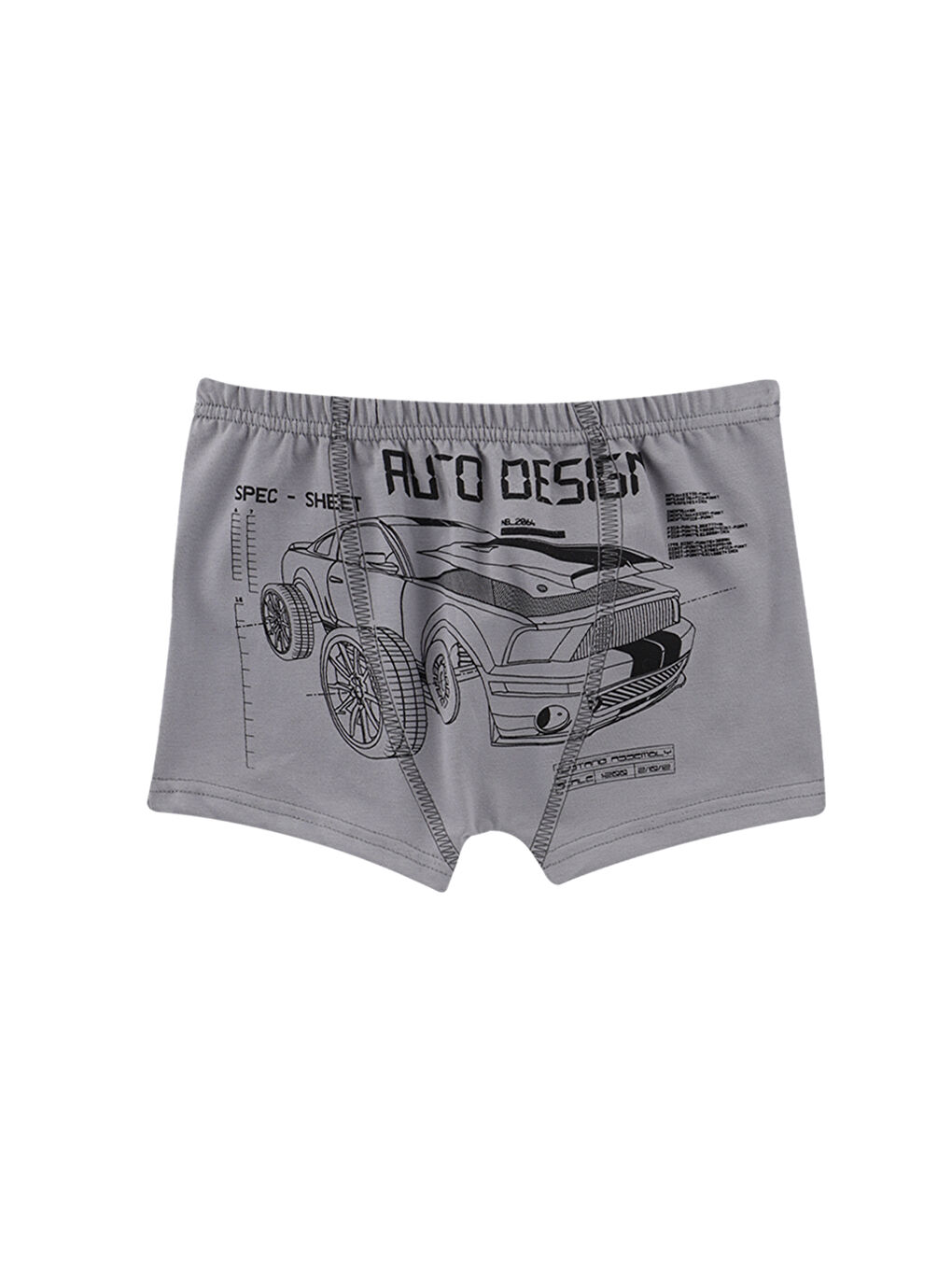 Haki Erkek Çocuk Lacivert Pamuklu Boxer 5'Li Paket-5