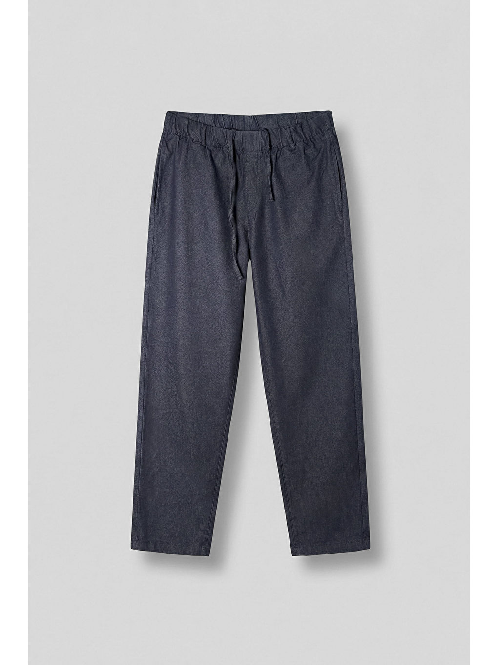 Erkek Rahat Kesim Lastikli Bel Esnek Pantolon Lacivert