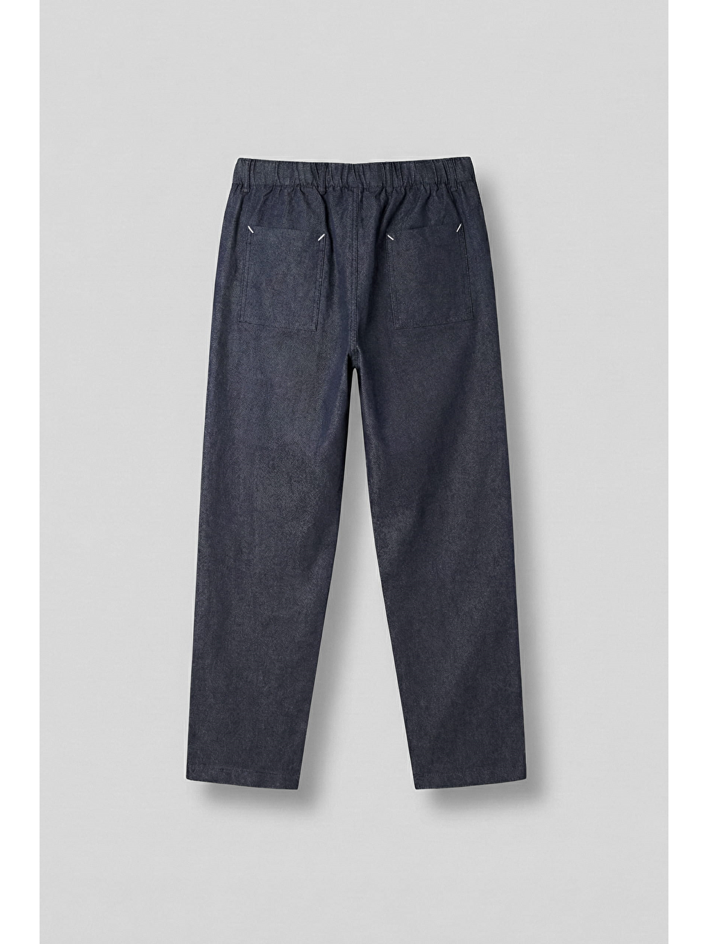 Erkek Rahat Kesim Lastikli Bel Esnek Pantolon Lacivert-1