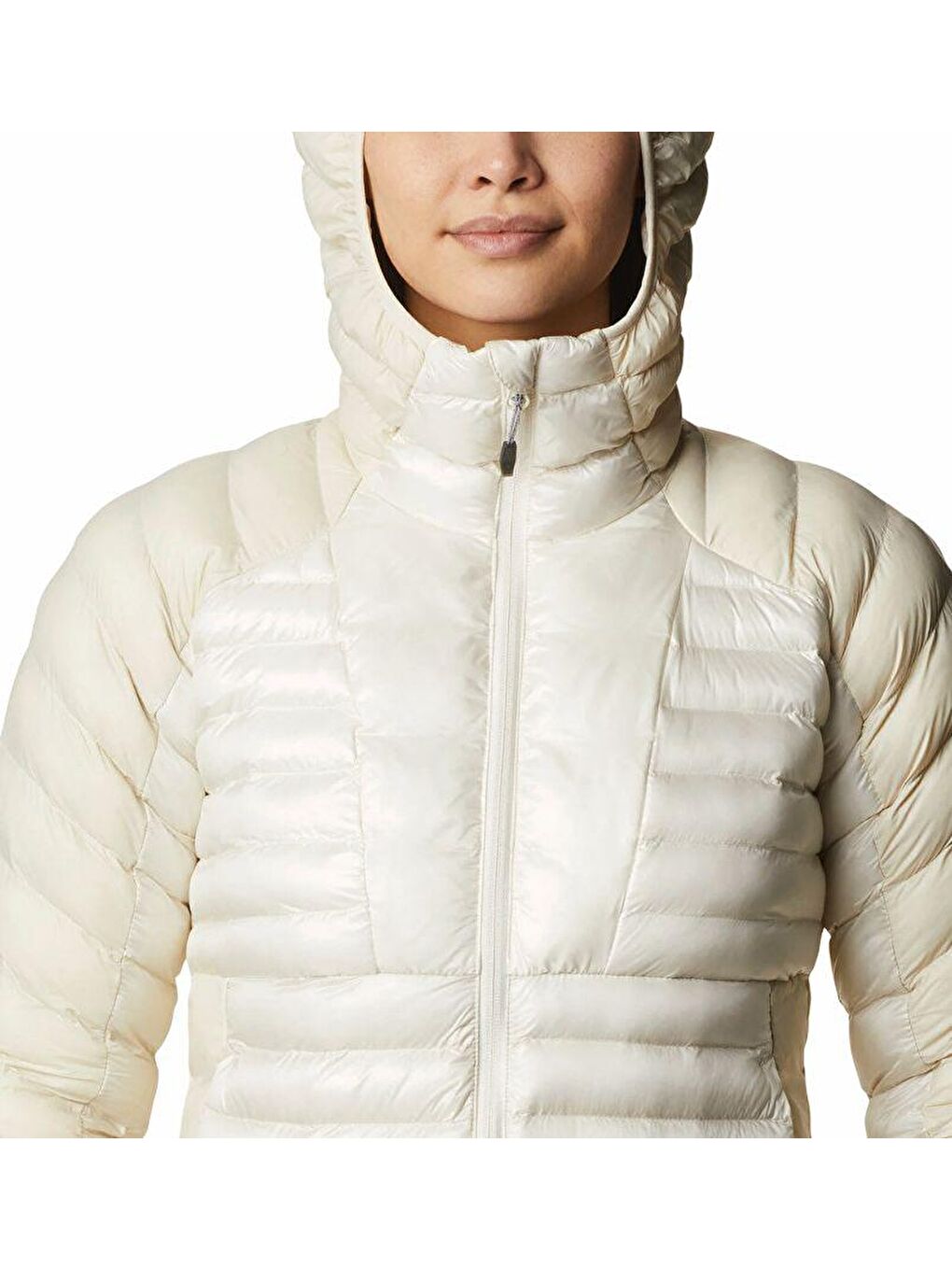 Columbia Bej Labyrinth Loop Hooded Kadın Şişme Mont  WK4228-191 - 3