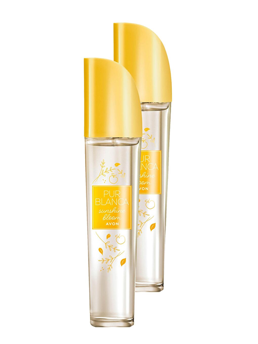 AVON Renksiz Pur Blanca Sunshine Bloom Kadın Parfüm Edt 50 Ml. İkili Set