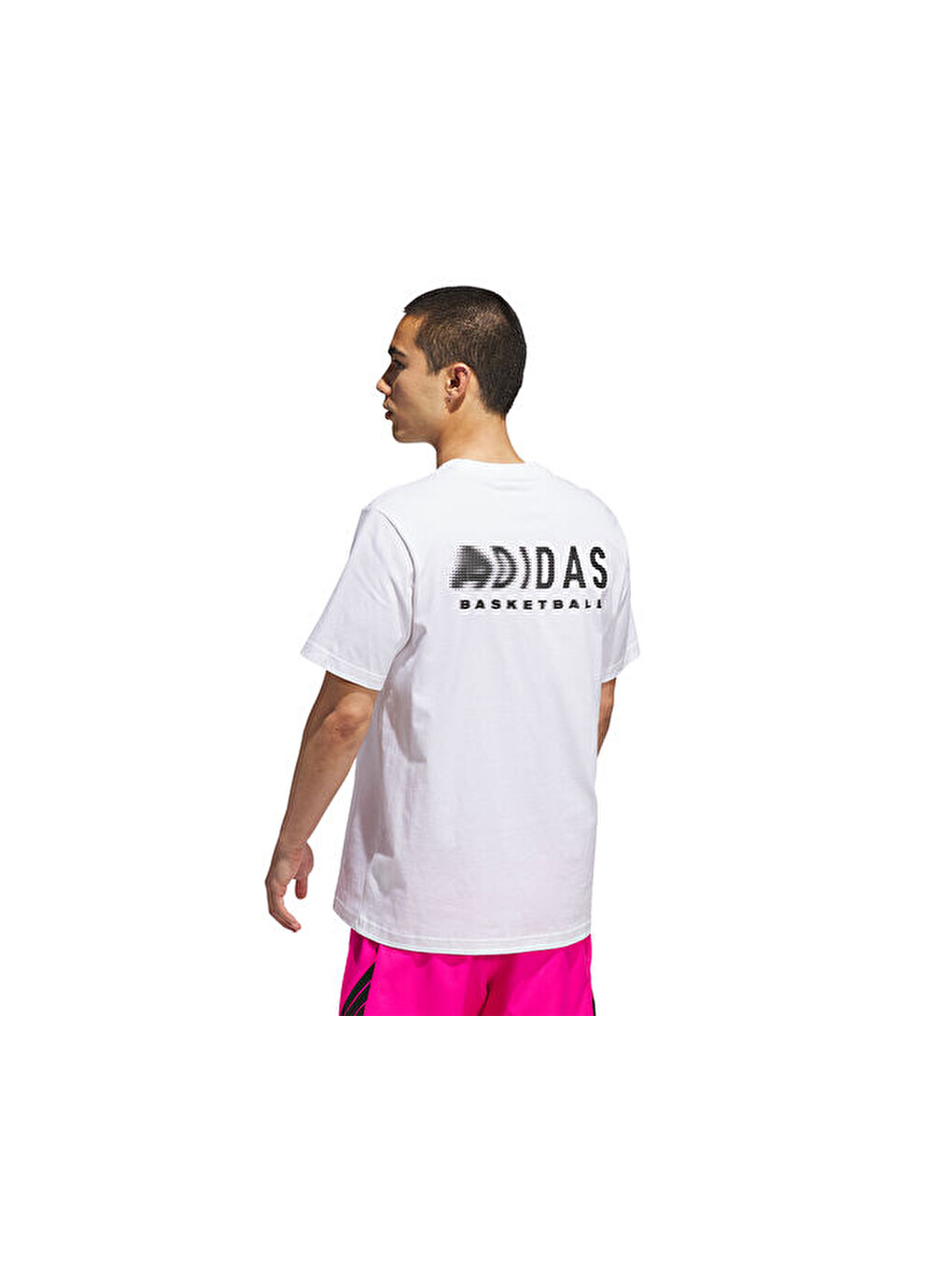 Gfx Lb Tee 2 Erkek Basketbol Tişörtü Jv8302 Beyaz-1