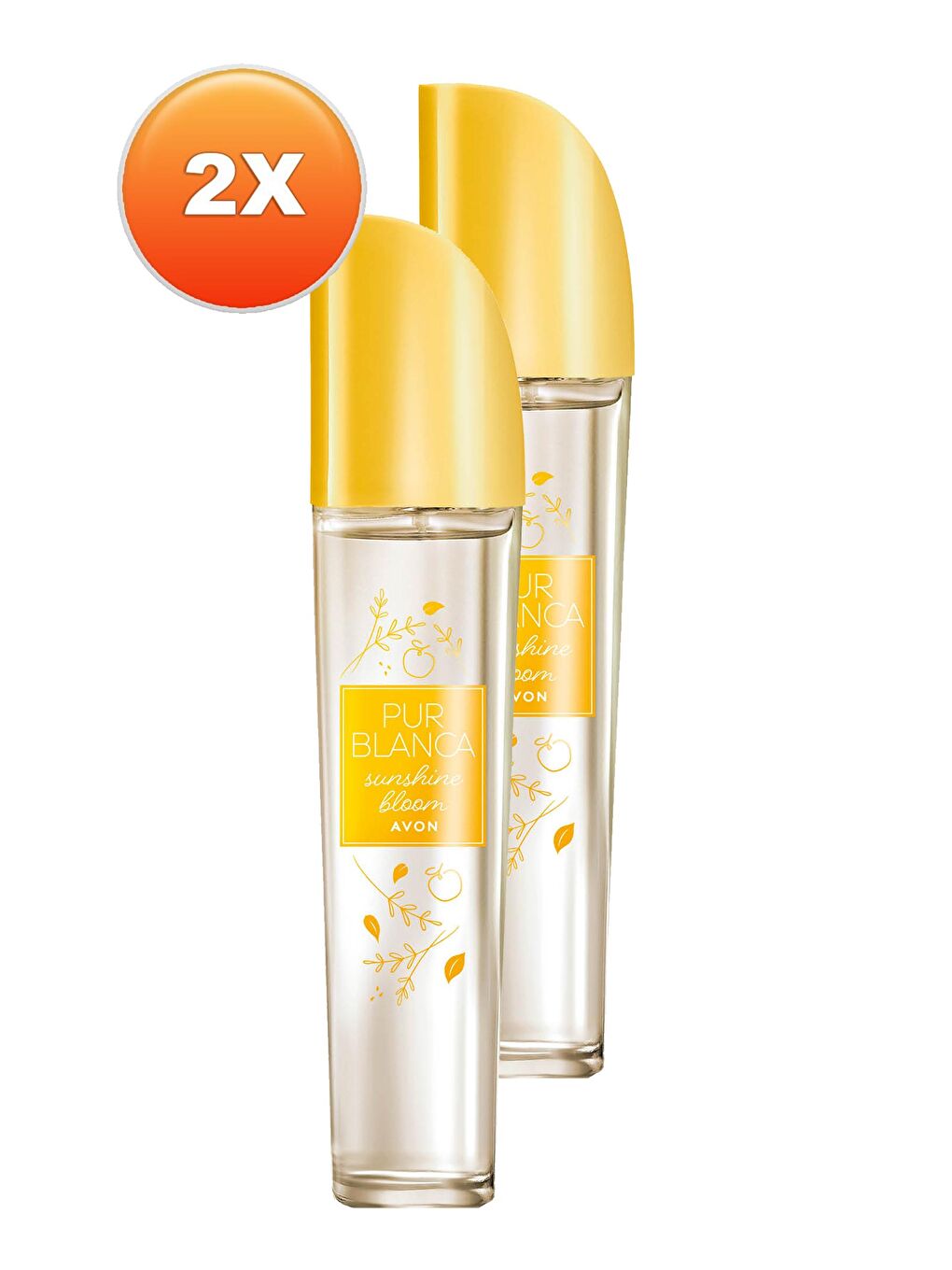 AVON Renksiz Pur Blanca Sunshine Bloom Kadın Parfüm Edt 50 Ml. İkili Set - 1