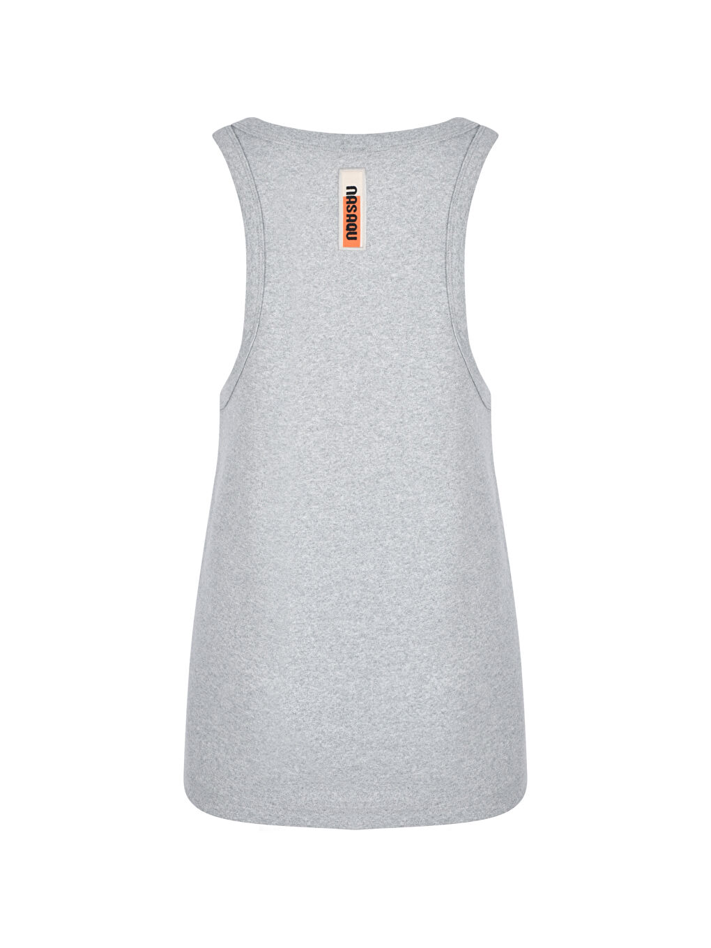 NSQ Aktif Esnek Kolsuz Tişört   Gri Krom-4