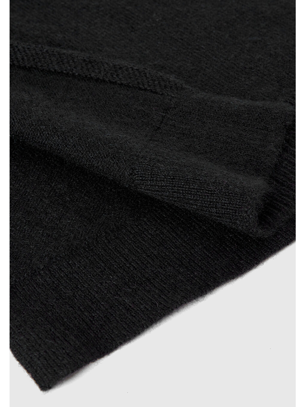 Kadın Siyah %100 Kaşmir Atkı-1