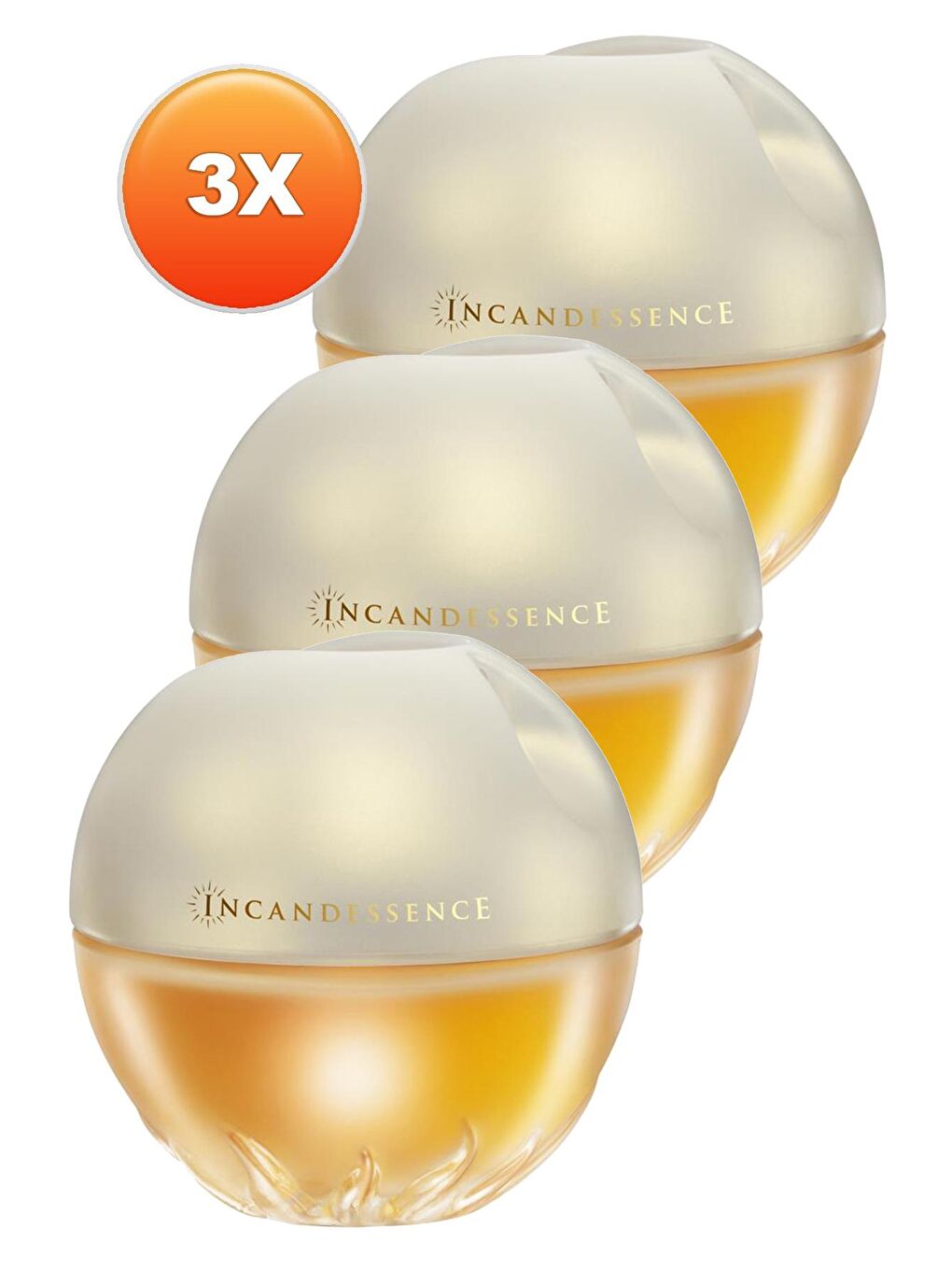 AVON Renksiz Incandessence Kadın Parfüm Edp 50 Ml. Üçlü Set - 1