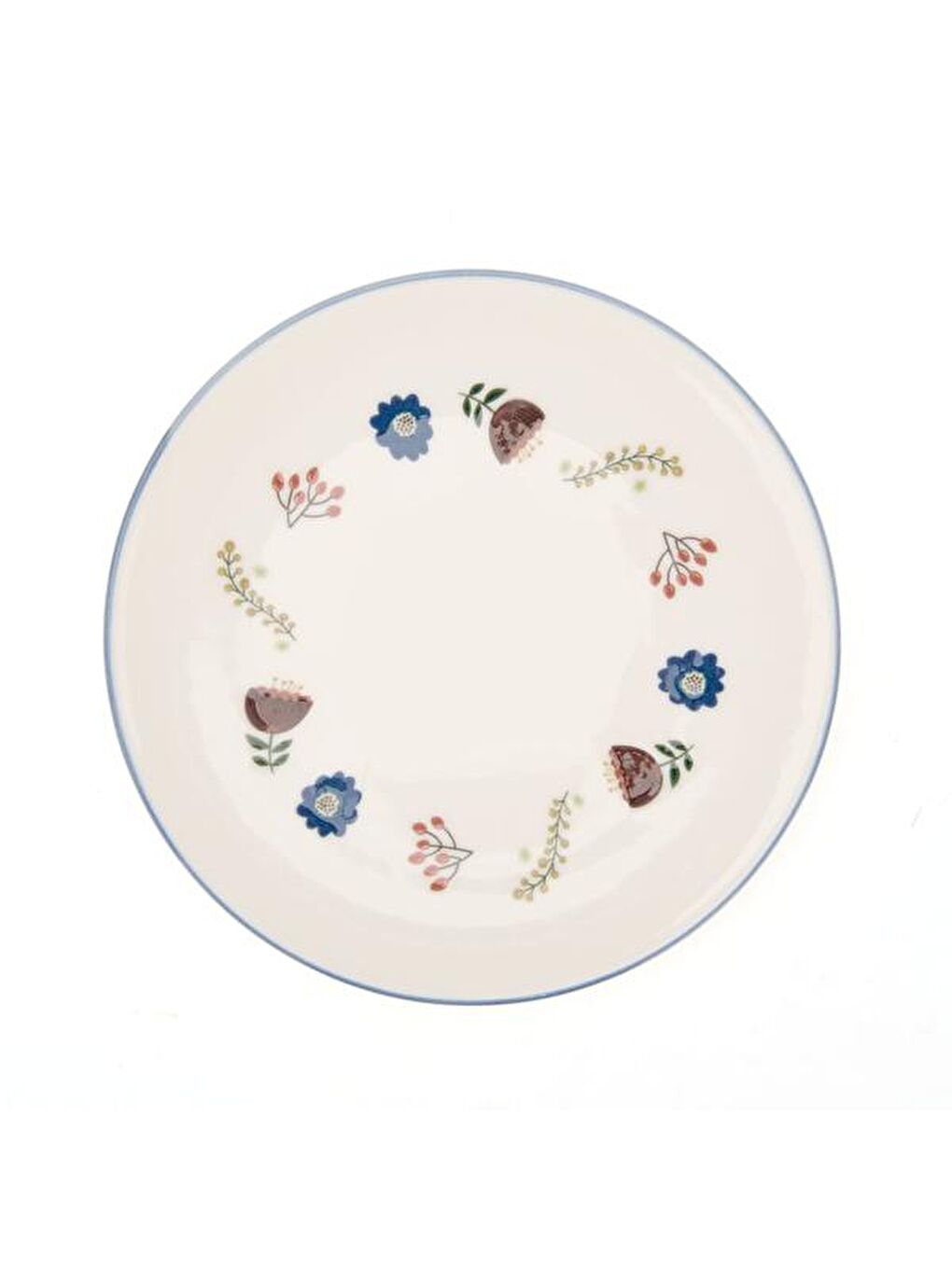 Karışık Gloria Servis Tabağı - Renkli - 25 cm-1