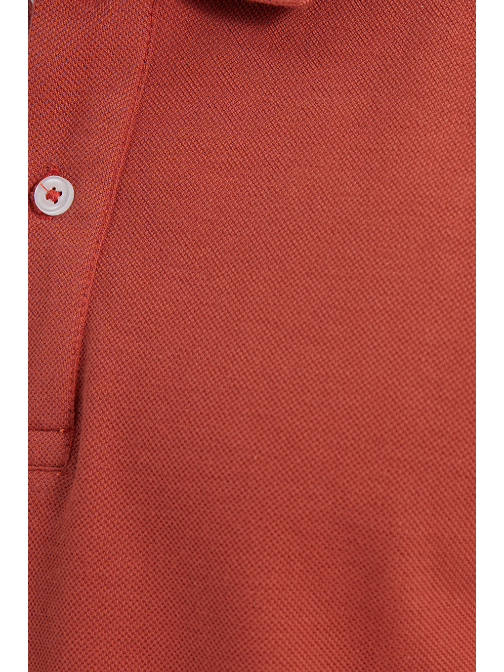 Erkek Slim Fit Dar Kesim %100 Pamuk Turuncu Polo Yaka Tişört-3