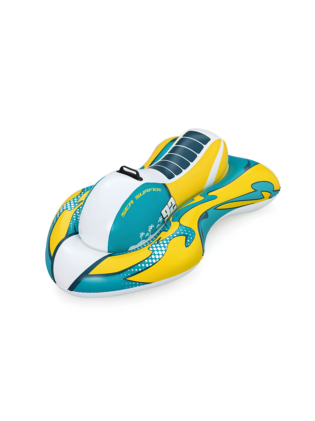 Çocuk Şişme Havuz Deniz Jet Ski Binici Ride On 117x77cm 01 Beyaz-1