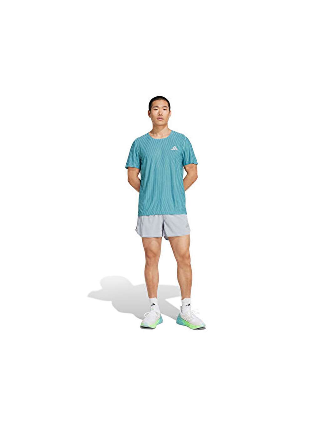 Adi365 Co Tee M Erkek Koşu Tişörtü Jp3851 Mavi-3