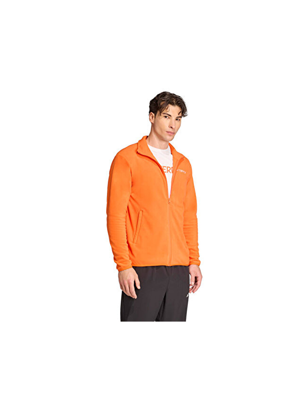 Terrex Mt Ess Fz Fl Erkek Outdoor Fermuarlı Sweatshirt Jm3117 Turuncu-2