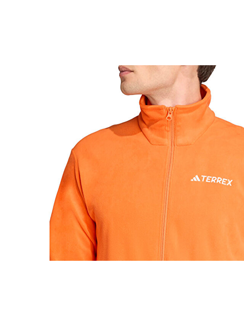 Terrex Mt Ess Fz Fl Erkek Outdoor Fermuarlı Sweatshirt Jm3117 Turuncu-3