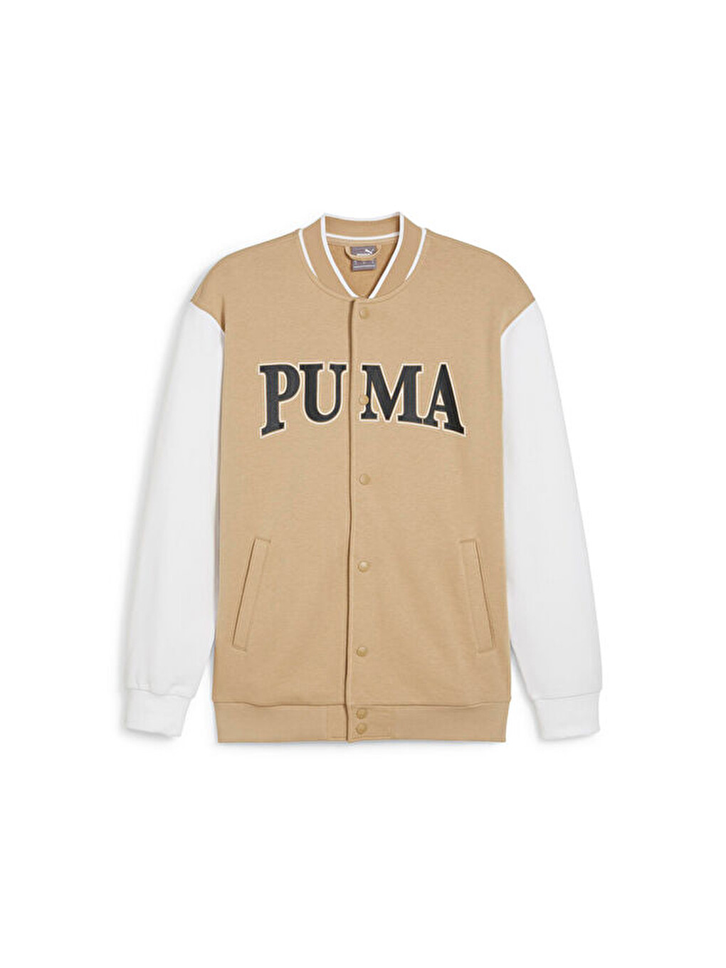 Ekru Puma Squad Track Jacket Erkek Günlük Ceket 67897183 Krem