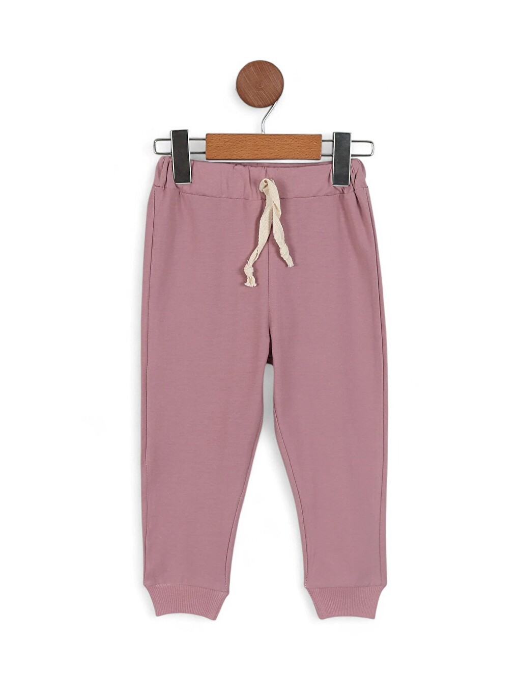 Pembe Kız Çocuk Basic Mevsimlik Brode Dantel Yakalı, %100 Pamuklu Kolu Fırfırlı-3
