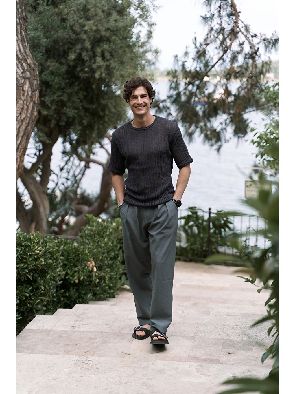 Gri Juro Füme Erkek Pantolon-1