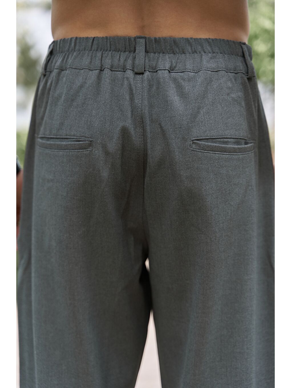 Gri Juro Füme Erkek Pantolon-3