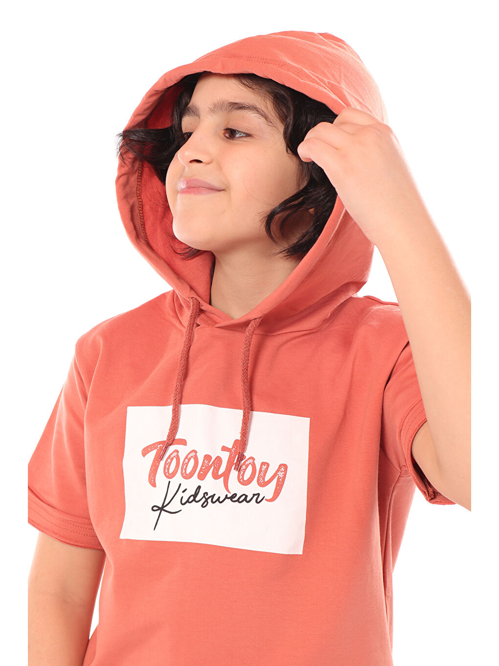 Toontoykids Kiremit Erkek Çocuk Kids Wear Baskılı Bermuda Takım - 2