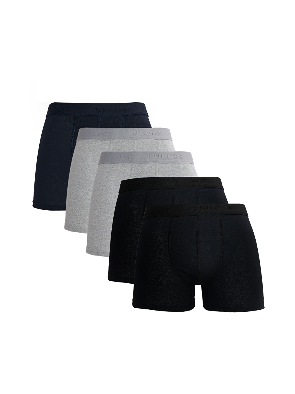 Karışık Erkek 5 Li Pamuklu Elastanlı Esnek Kumaş Boxer