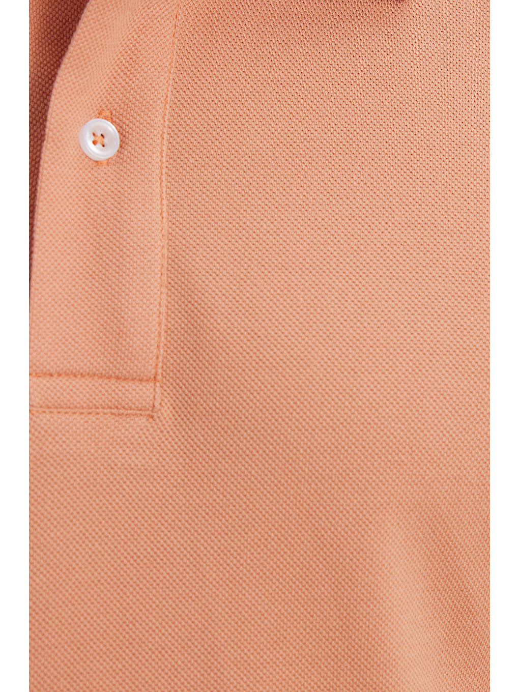 Erkek Slim Fit Dar Kesim %100 Pamuk Turuncu Polo Yaka Tişört-2