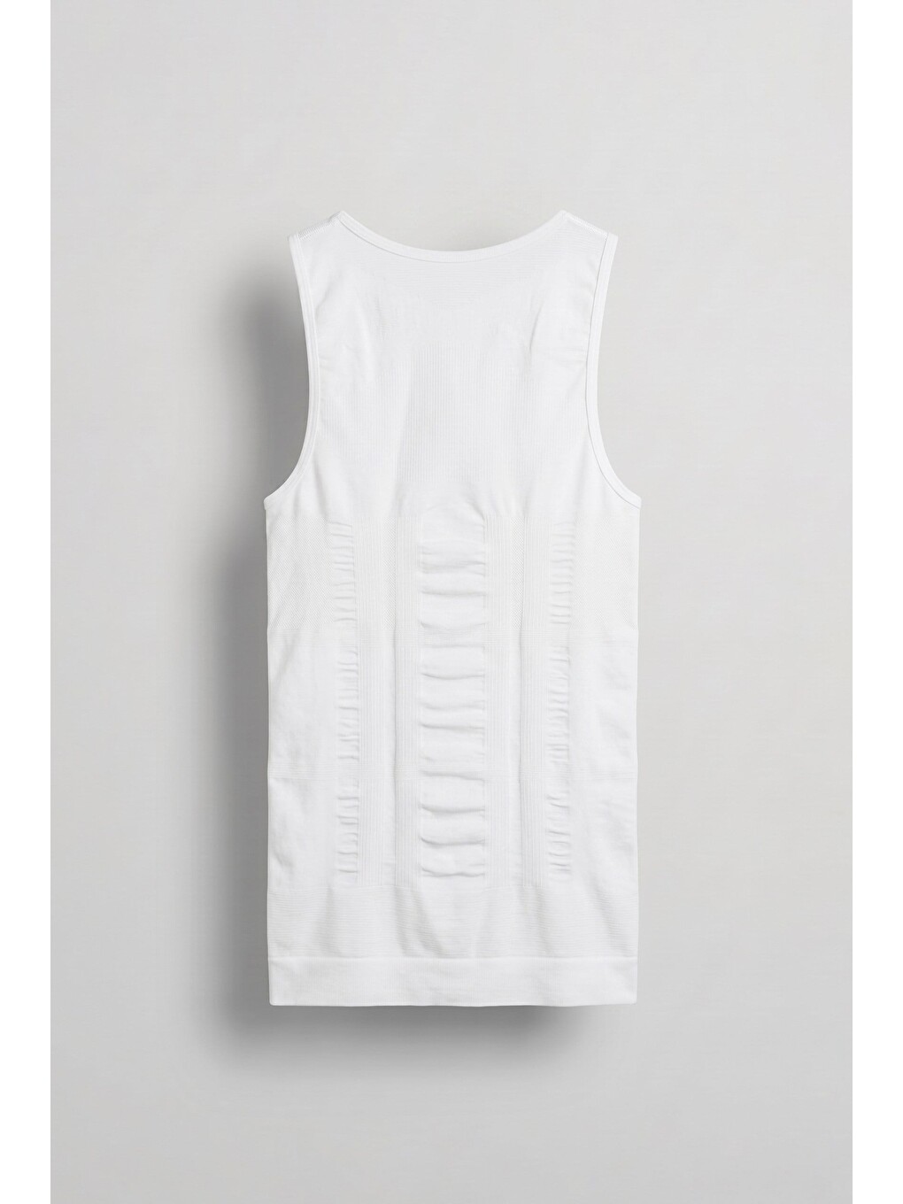 Erkek Slim Fit Vücut Şekillendirici Esnek Korse Atlet Beyaz-1