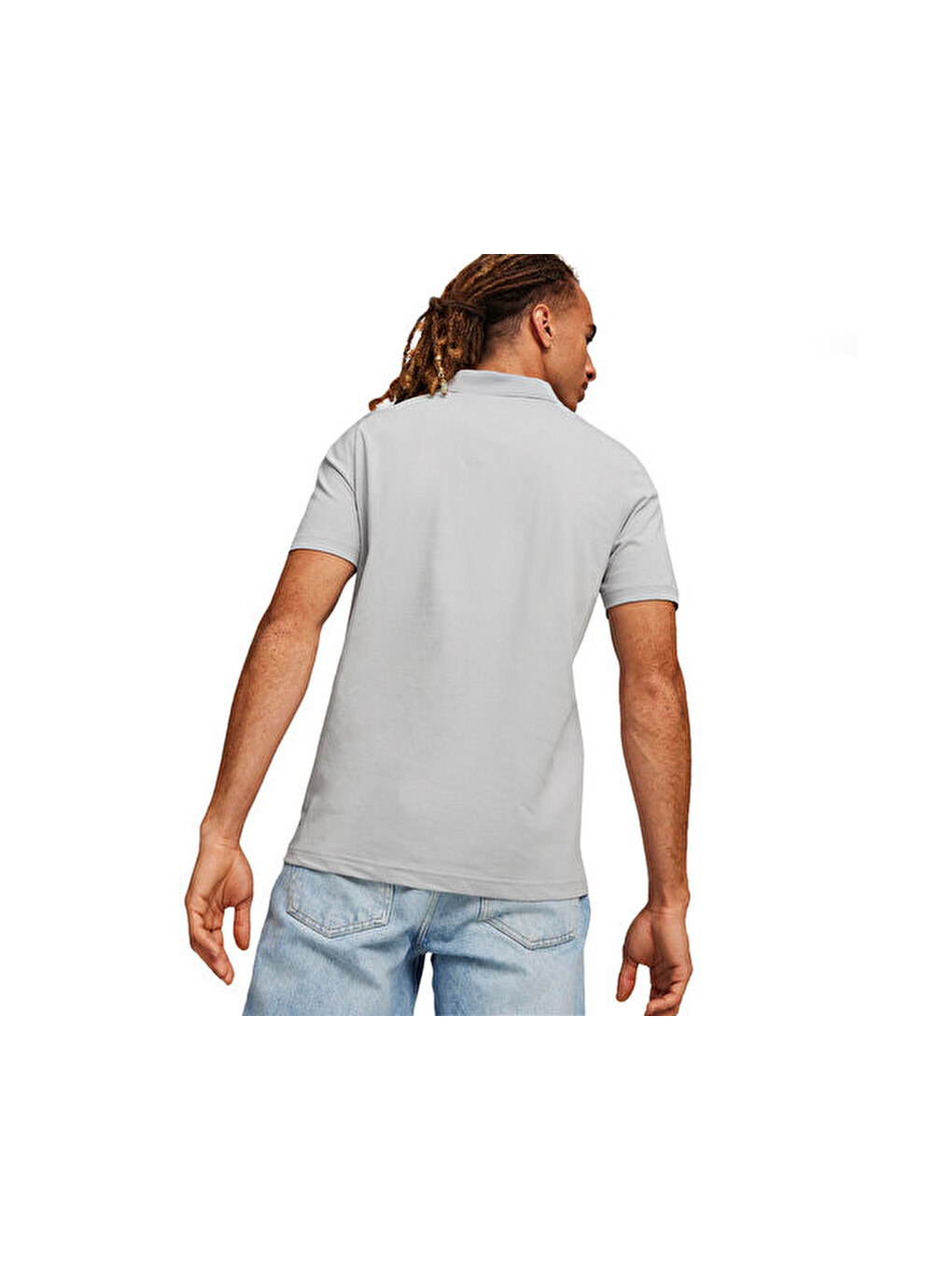 Mapf1 Ess Polo Erkek Günlük Polo Yaka Tişört 62376402 Gri-1