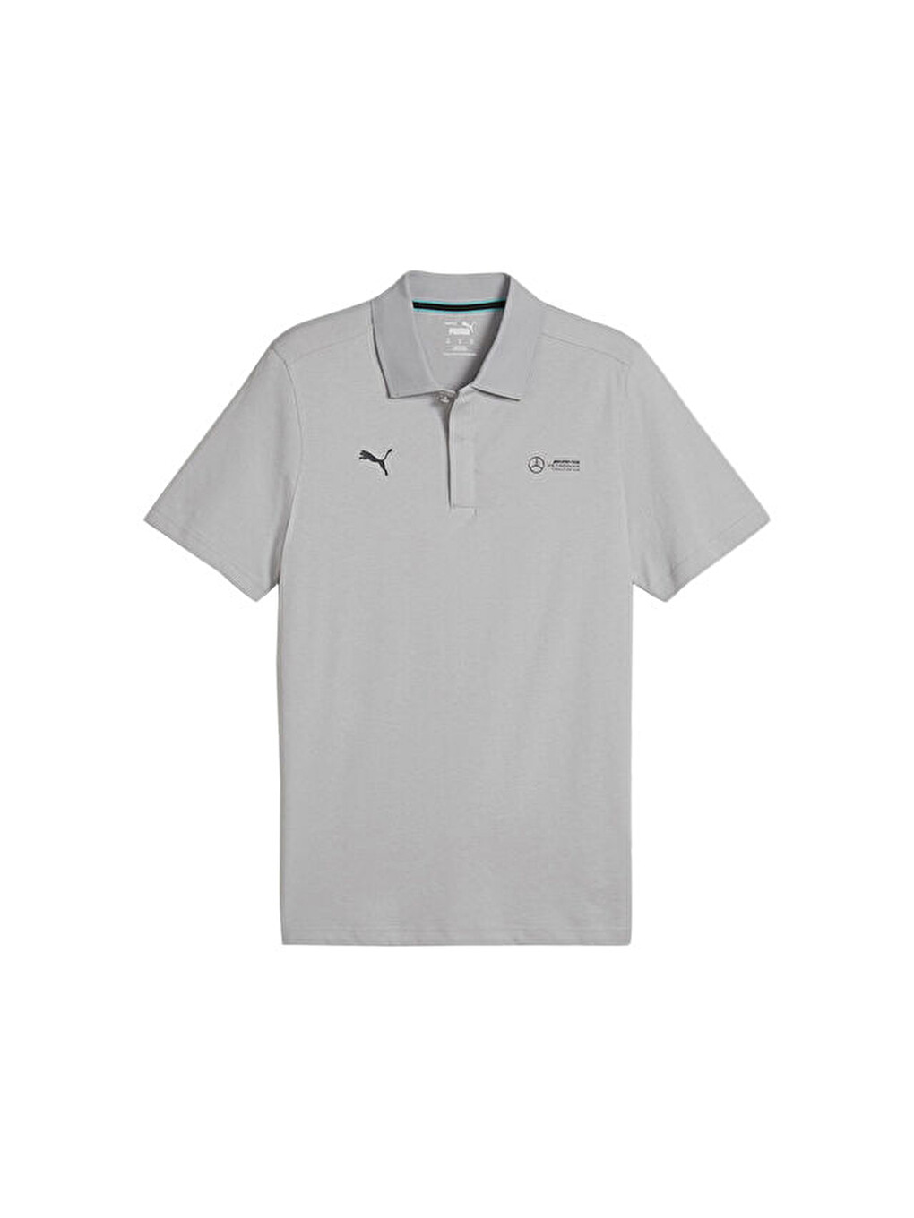 Mapf1 Ess Polo Erkek Günlük Polo Yaka Tişört 62376402 Gri-3