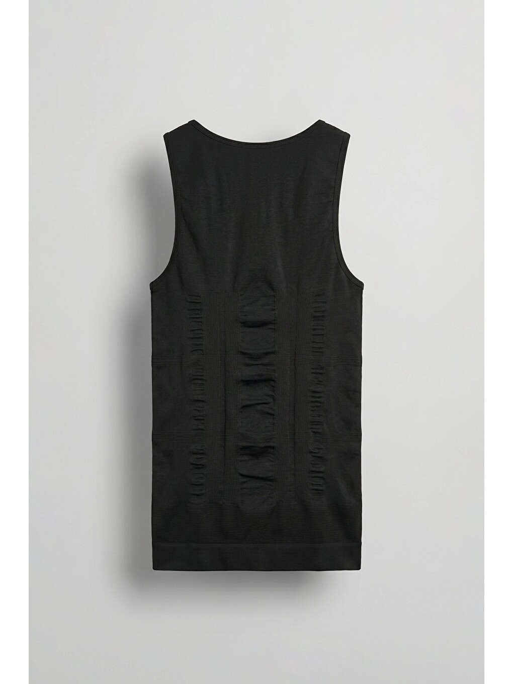 Erkek Slim Fit Vücut Şekillendirici Esnek Korse Atlet Siyah-1